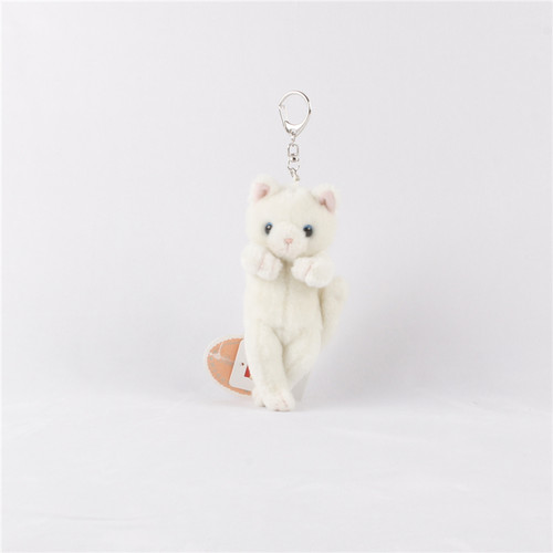 竹林千子新品毛绒玩具小猫咪公仔钥匙扣挂件美少女猫 - 封面