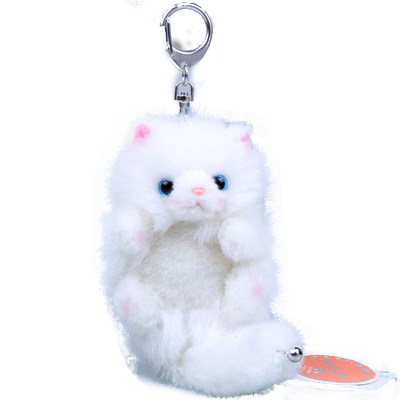 猫咪takenoko可爱白色胭脂小公仔