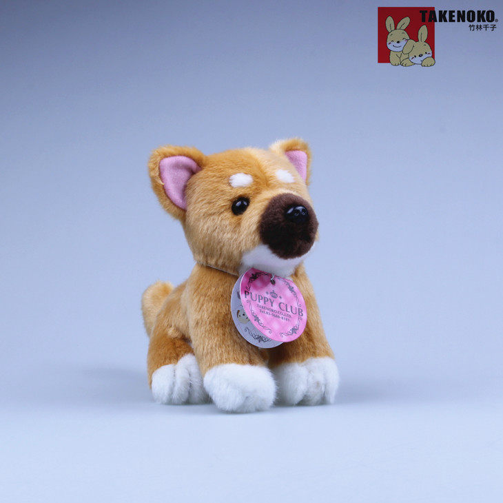新品玩具毛绒小狼狗 狗狗玩具毛绒公仔 公仔小黄狗 公仔 TAKENOKO