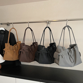 Cuteness日常时尚 百搭通勤甜美淑女单肩斜挎高级复古感小众包包女