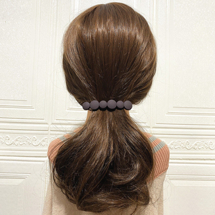 短发发夹女后脑勺发量少一字夹新款弹簧夹马尾夹头饰高端横夹发卡