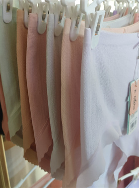 E.帝莎19129中腰无缝弹力透气内裤女亲肤蕾丝舒适女短裤19130