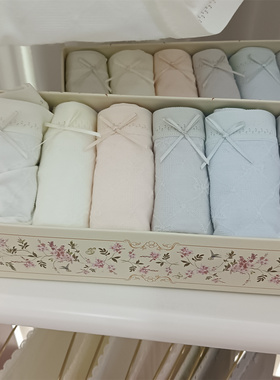 秘语棱镜织光 婴肤棉提花舒适女士中腰平角内裤62145/62146/62147