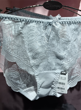 爱亦心伊女士内裤性感蕾丝中低腰三角裤莫代尔底裆短裤薄款63556