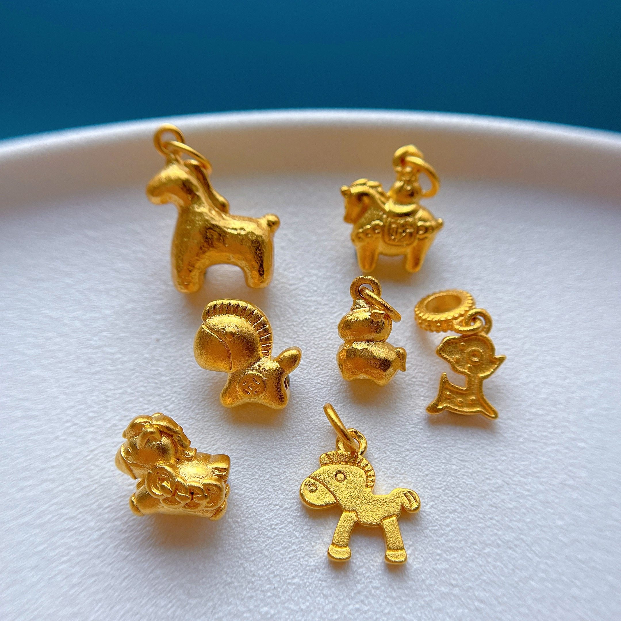 包24K金保色配件本命年生肖马隔珠转运珠马上有钱吊坠提溜挂坠diy,饰品/流行首饰/时尚饰品新,其他DIY饰品配件,淘宝优惠券,粉丝福利购,淘宝优惠卷