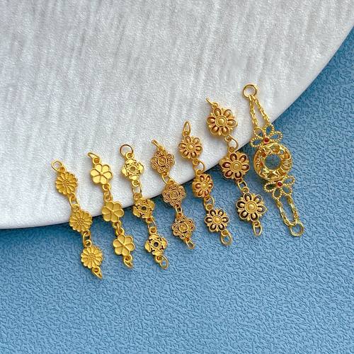 古法金延长链项链连接链加长链条