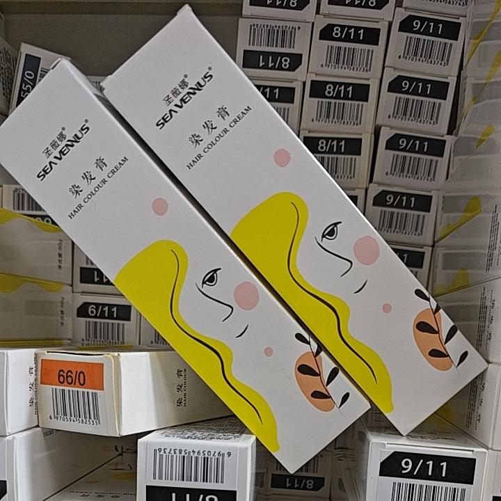 圣薇娜都市传说染膏色膏盖白发微潮色日系圣薇娜染膏美发店专用