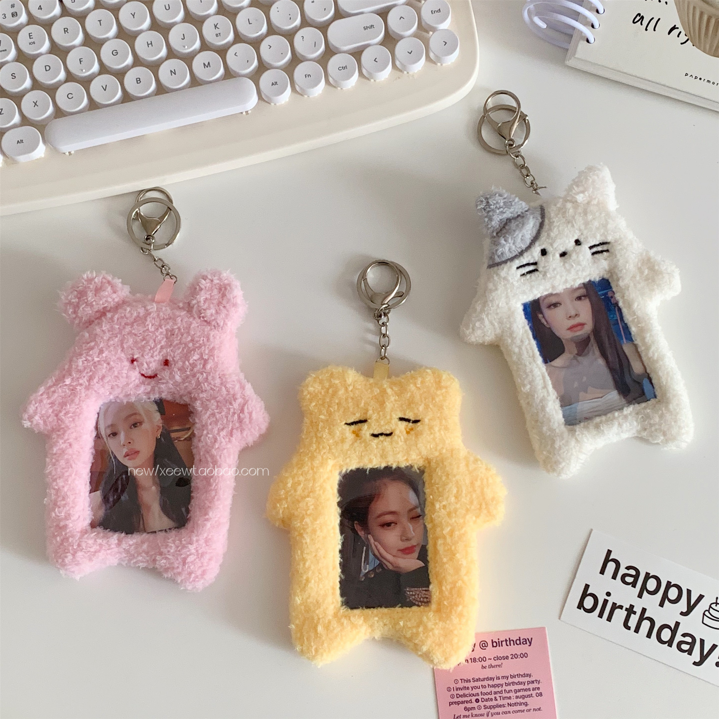 小众1：1代购款毛绒卡套