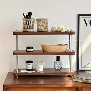 置物架桌面多层收纳架家用零食收纳分层架厨房多功能储物架杯架