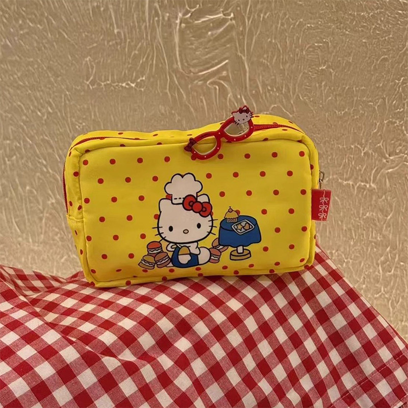 日系可爱化妆包大容量女便携式化妆品收纳包随身小杂物旅行手拿包,收纳整理,化妆包,淘宝优惠券,粉丝福利购,淘宝优惠卷