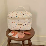 Милая косметичка, вместительная и большая сумка, портативная сумка-органайзер для путешествий