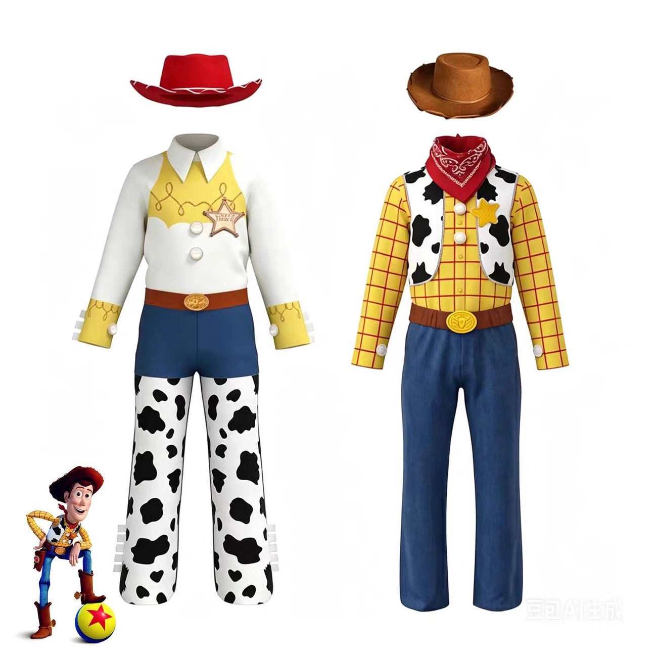 玩具总动员胡迪Woody牧羊BoPeep翠丝cos服女童万圣节舞台演出服装