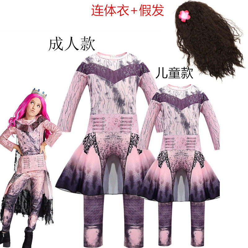 母子装哈衣万圣节cosplay表演服