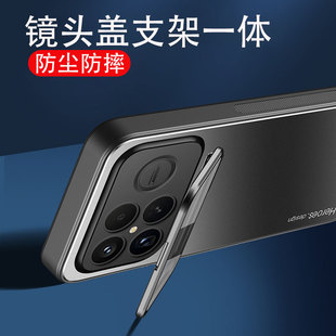 适用红米k90promax手机壳带镜头盖支架外壳redmi高级感小米redmik90promax镜头全包硅胶防摔硬壳软边框保护套