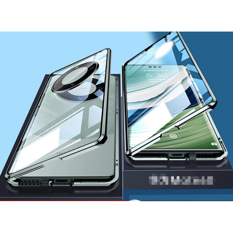 mate60手机壳镜头膜全包金属边框