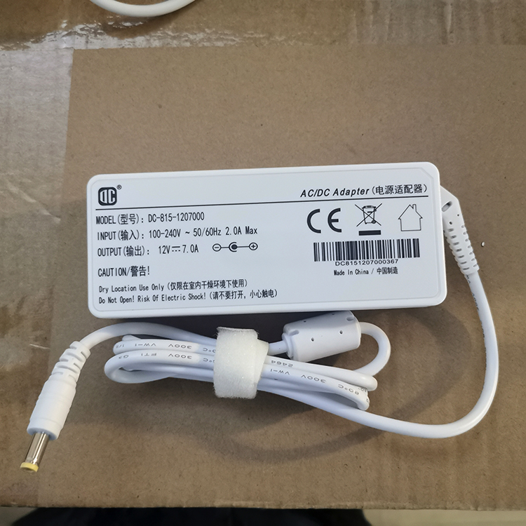 液晶电脑一体机显示器12V7A电源DC-815-1207000通用电源梅花尾线