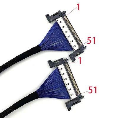 高清屏线51P极细同轴线41p