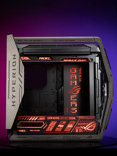 华硕ROG创世神701机箱玩家国度发光灯板四件套台式电脑镜面装饰