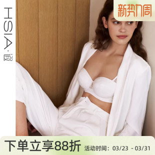 阳台杯夹棉薄款 遐内衣女法式 防凸点大胸显小文胸 蔷薇blues