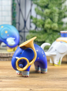 乔迁家居动物摆件大象