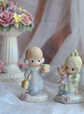 女孩4岁5岁场景人物陶瓷礼物