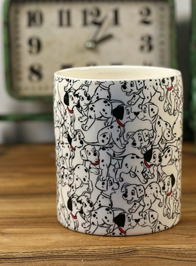 持续瓷生 尾货迪士*史努比小狗手绘陶瓷家居饼干储物罐子卡通花瓶