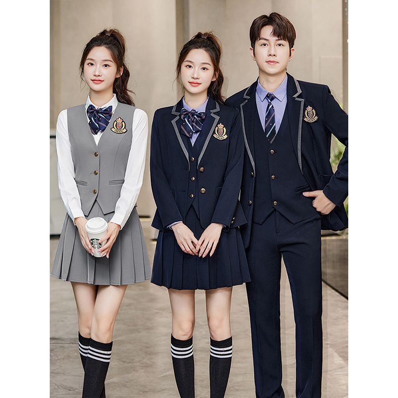 西服套装男女韩版学院风JK制服