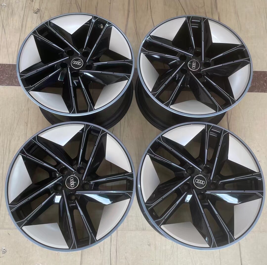 21寸奥迪RS轮毂总成E-tronGT原厂原装RS21寸拆车锻造轮毂钢圈改装