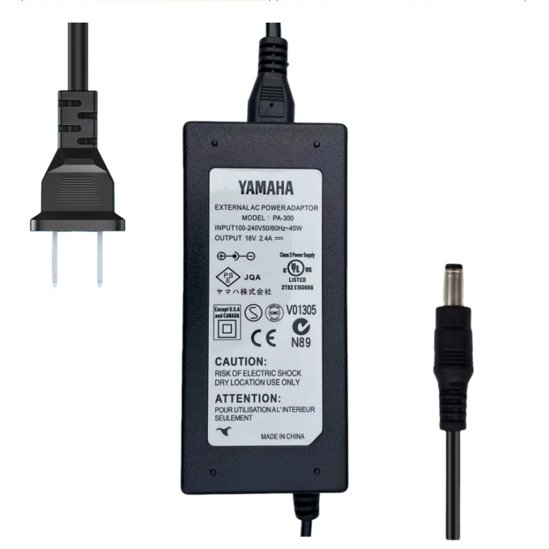 YAMAHA雅马哈PA-300电子钢琴电源线适配变压充电器专用DC16V2.4A