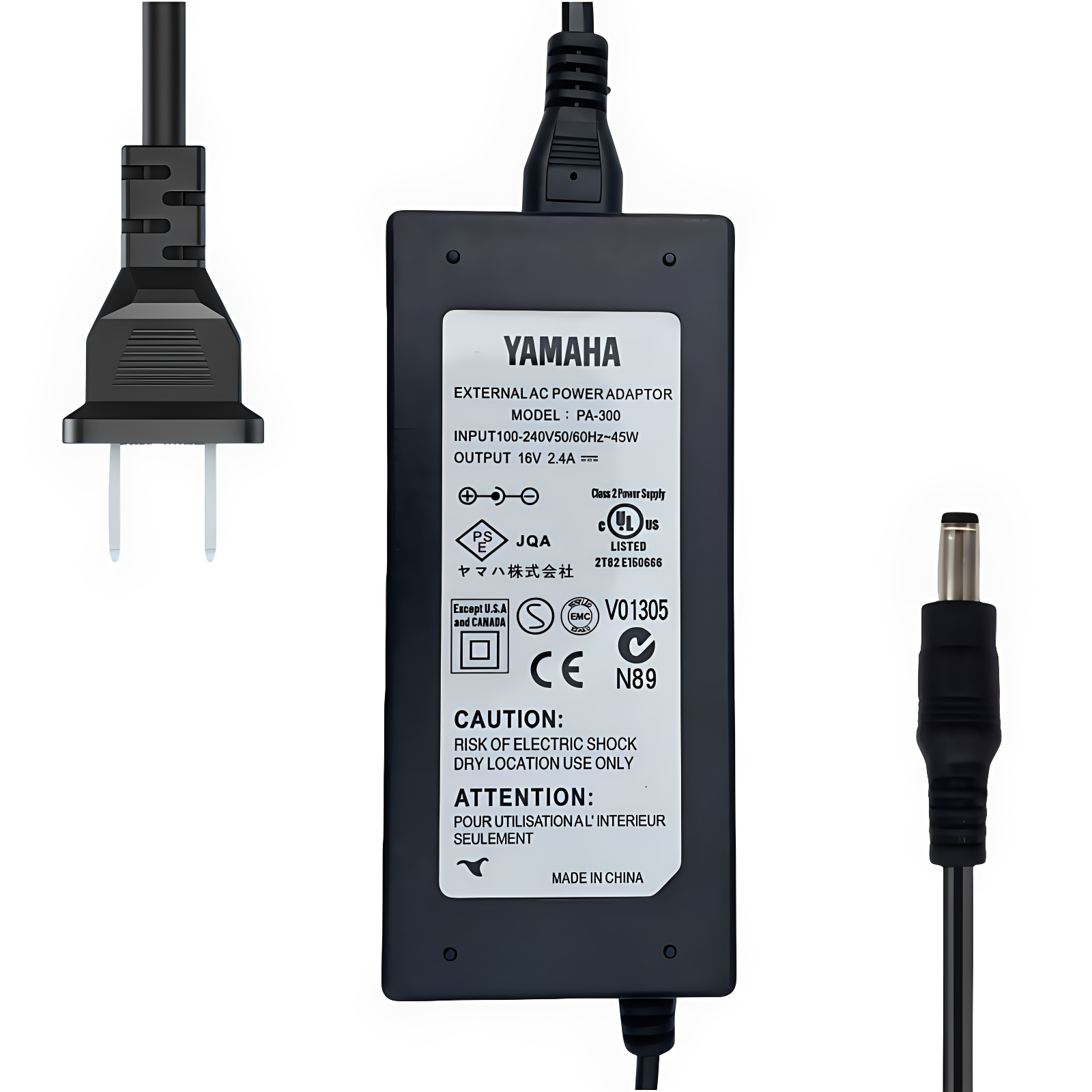 YAMAHA雅马哈专业88键电钢琴CLP635 625 525 725电源适配器16V