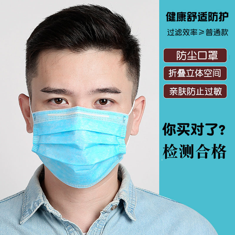 一次性三层防尘口罩无纺布