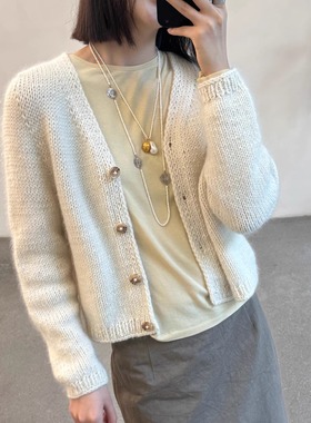 Cha 官方 | NITTO 25秋冬 NINO OSW 意大利手工美利奴羊毛开衫