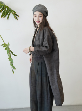 Cha 官方 | Biek Verstappen 25秋冬 荷兰手工编织圆领真丝外套