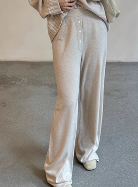 Cha 官方 | GUEST IN RESIDENCE 26早春Everywear Pant羊绒直筒裤