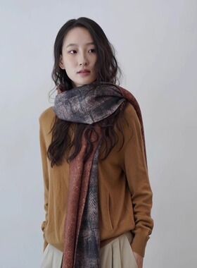 Cha 官方 | 19 Andrea's 47 25秋冬 意大利手工中厚保暖羊绒围巾