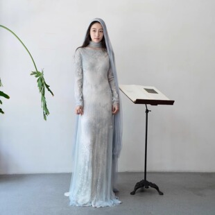 Cha 官方 | Cortana 婚纱礼服系列金合欢花连衣裙薄纱组合