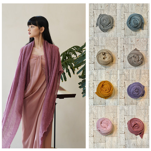 云朵般轻柔意大利奢侈级羊绒围巾