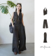 冷染格纹挂脖背心阔腿裤 Cortana25早秋AGATE 半裙套装 Cha官方