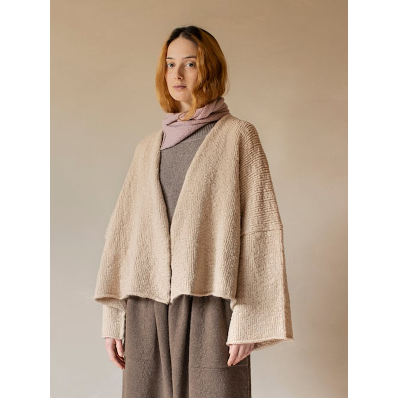 Cha 官方 | Daniel Andresen Cinnamon 羊毛和服式开衫针织外套