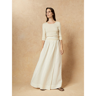 Cha 官方 | Cortana Alaska丝绵混纺针织套头长袖上衣