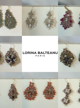 Cha 官方 | LORINA BALTEANU 26早春 繁奢气质镂空金属耳环合集