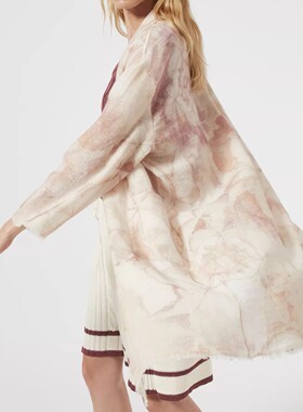 Cha 官方 | 19 Andrea's 47 24秋冬 CALEIDO 粉色羊绒亚麻外套