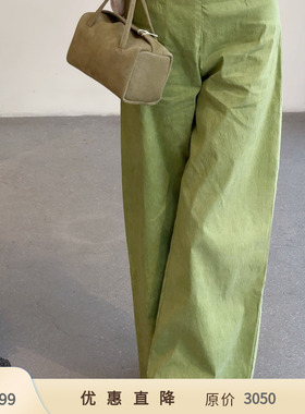 【一口价】Cha 官方 | Cortana FREJA透气棉麻混纺喇叭裤