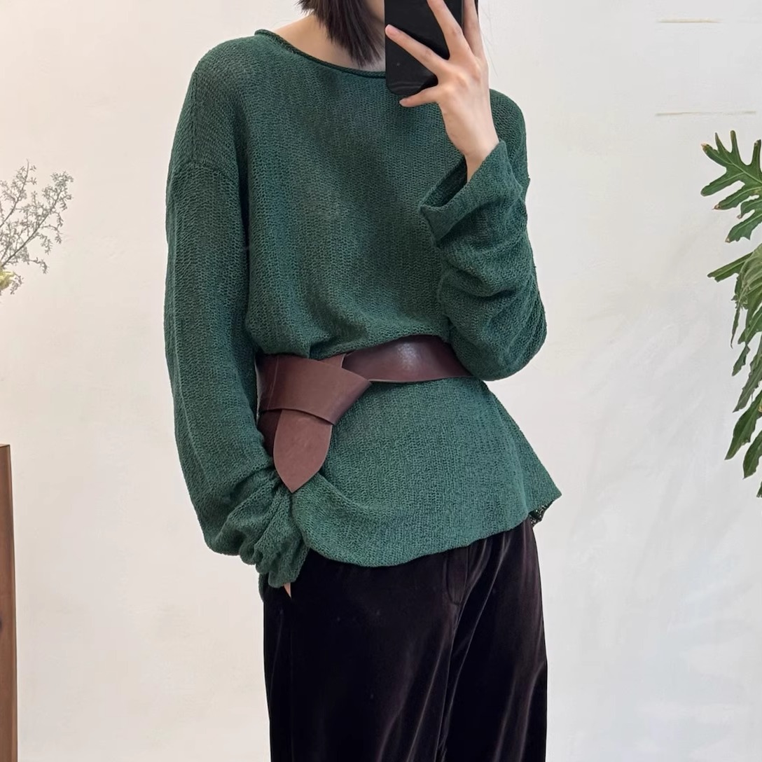 Cha官方 | Daniel Andresen 25春夏 Buna亚麻针织上衣