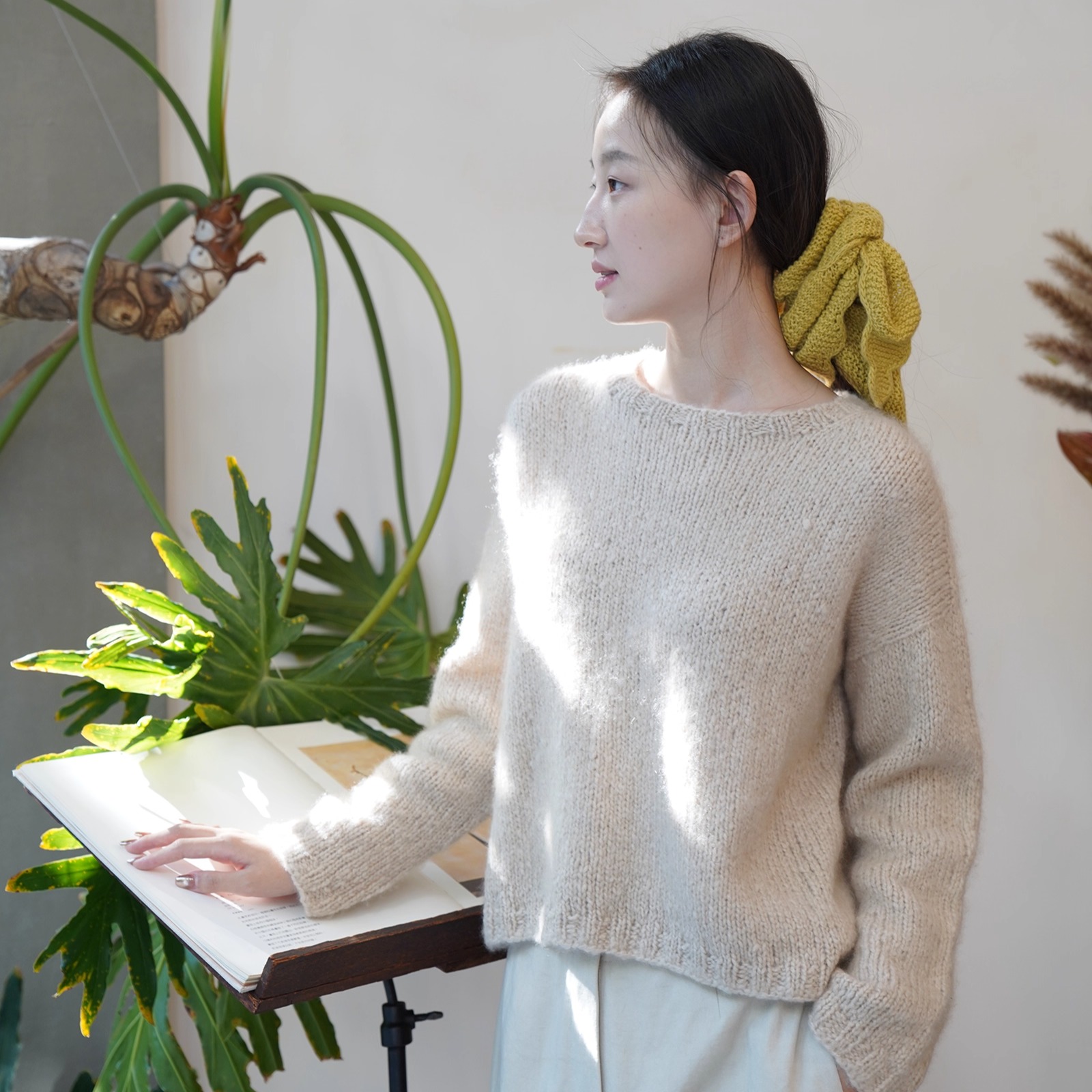 Cha 官方 | NITTO 25秋冬 JARDIM CASHMERE 意大利羊绒套头毛衣