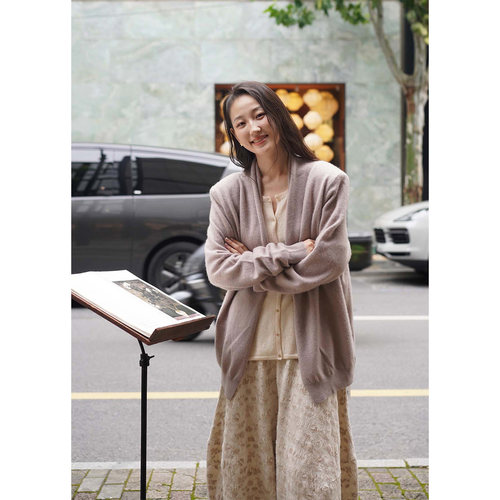 Cha 官方 | FRENCKENBERGER 26早秋 CARDIGAN W.SHOULDER针织外套