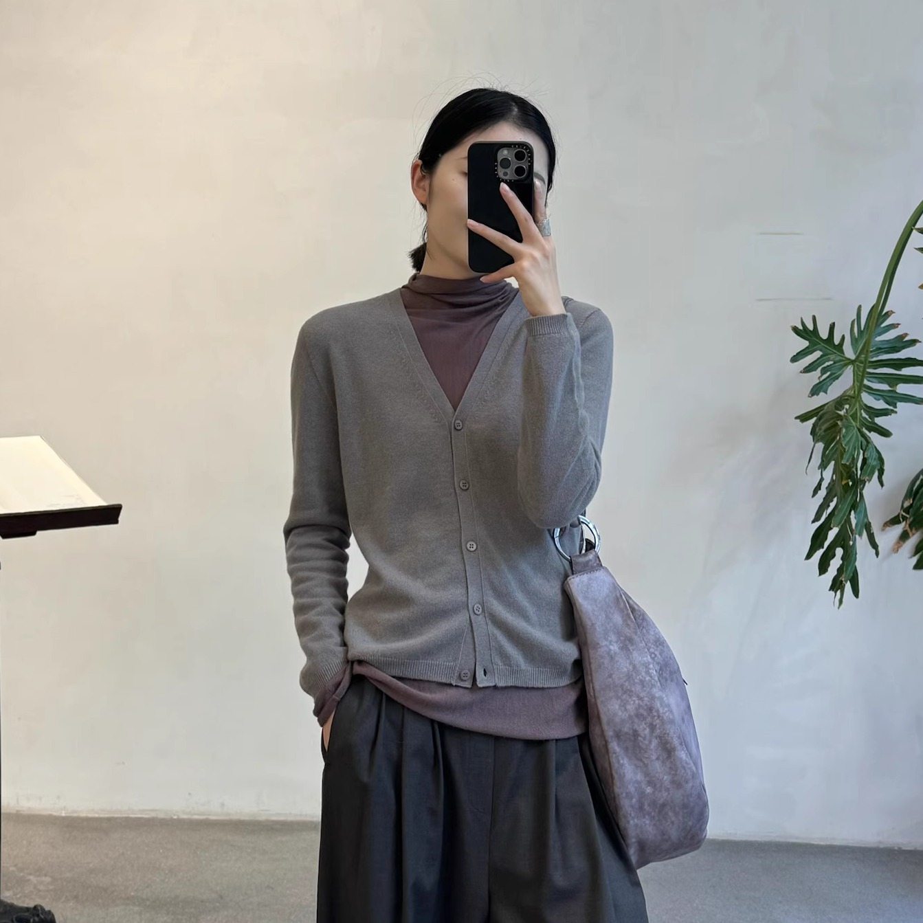 CortanaVIENTO羊绒针织开衫外套