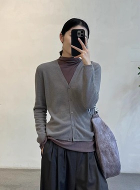 Cha 官方 | Cortana VIENTO 羊绒针织开衫外套 两色选