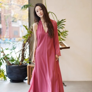 Farah真丝挂脖婚纱礼服连衣裙 Cortana Cha 官方