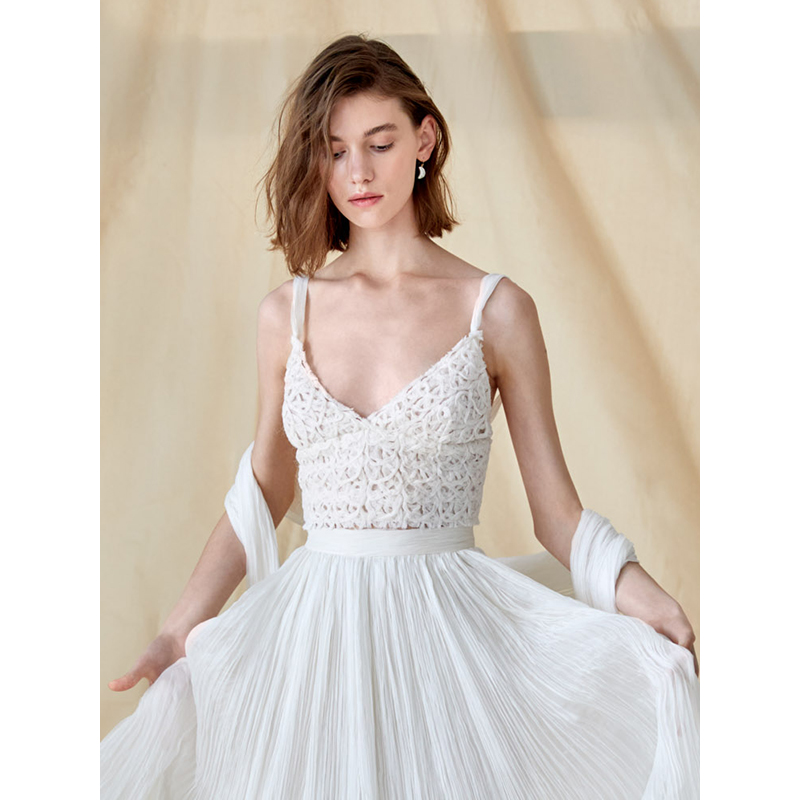LUCYTOP钩针背心婚纱礼服系列
